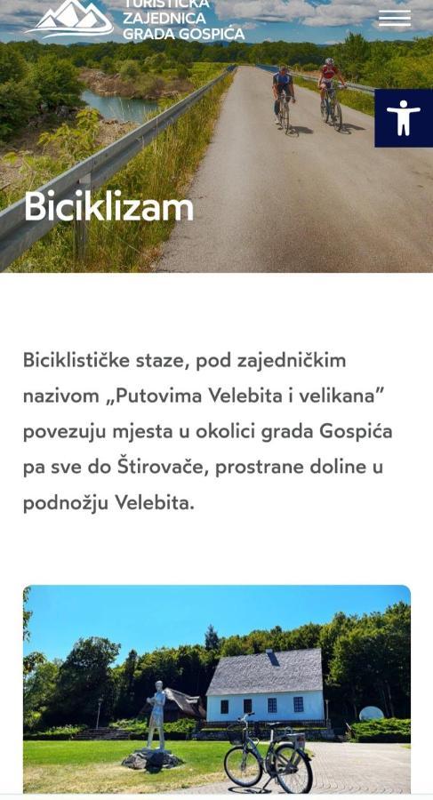 Apartman Antonio Gospić エクステリア 写真